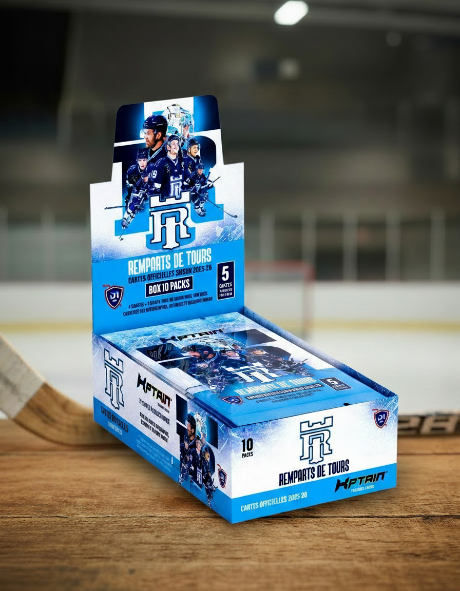 Cartes Kptain® Remparts de Tours 2025-26 - Boîte de 10 packs