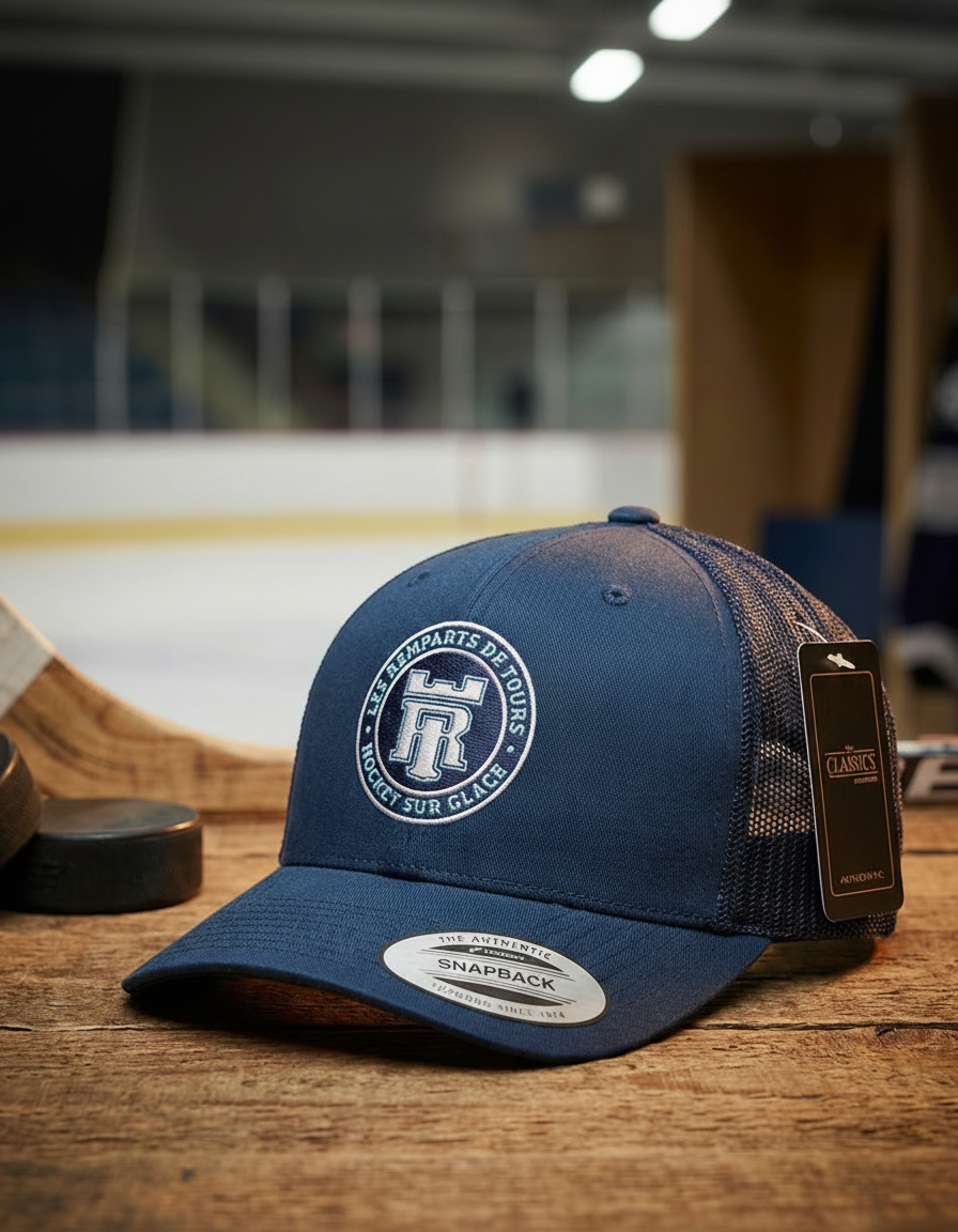 Casquette Snapback Bleu Marine