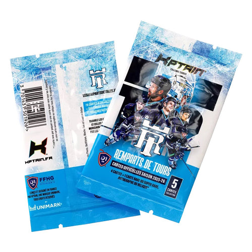 Cartes Kptain® Remparts de Tours 2025-26 - Boîte de 10 packs