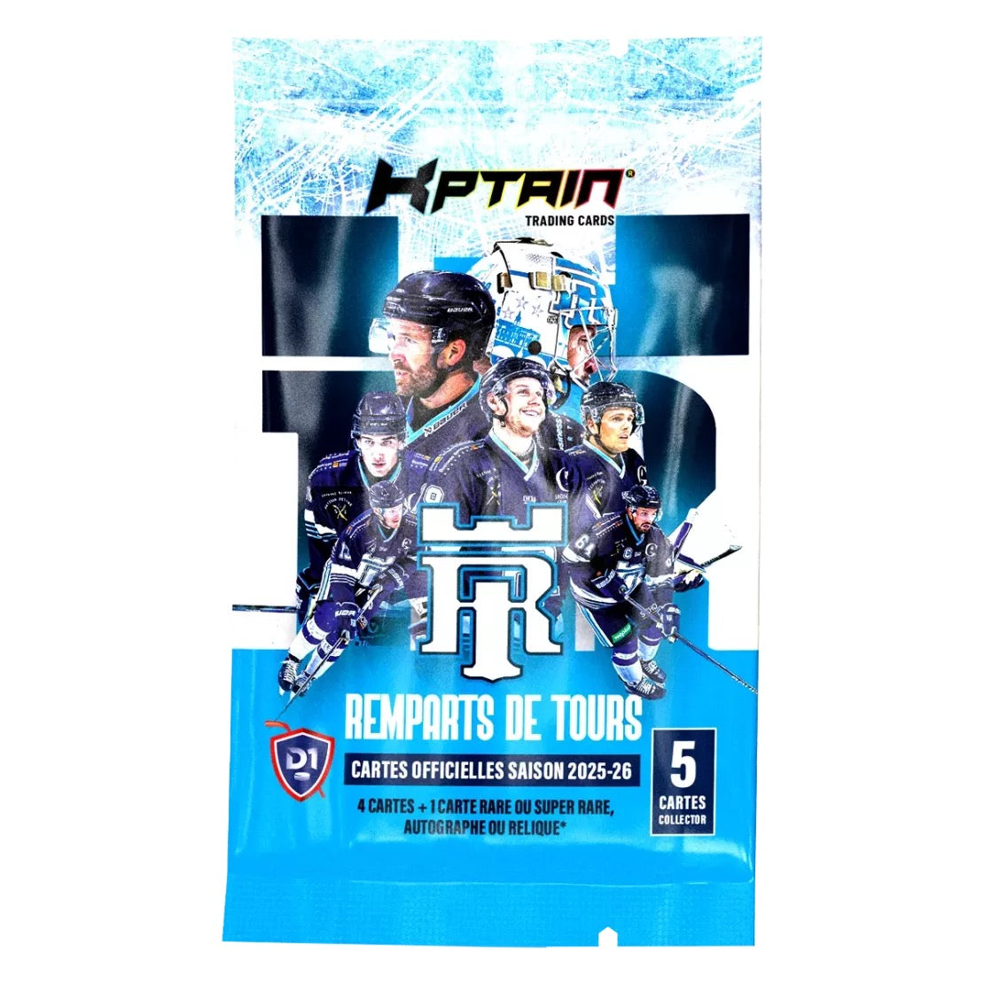 Cartes Kptain® Remparts de Tours 2025-26 - Boîte de 10 packs